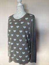 Maria Bellentani  Grey Knitted Jumper Size XL-L   UK16