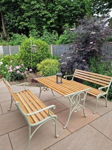 Solid hardwood oak garden - oak,