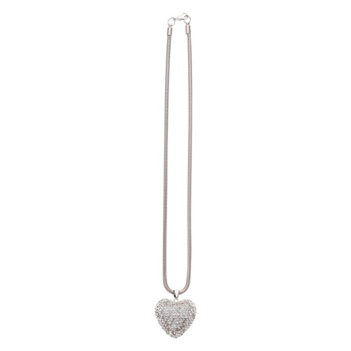 1pcs car pendant silver heart - car,