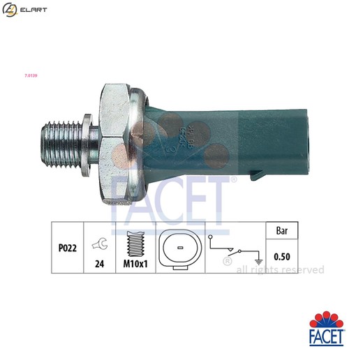 Oil pressure switch 0139 - pressure, 7.0139