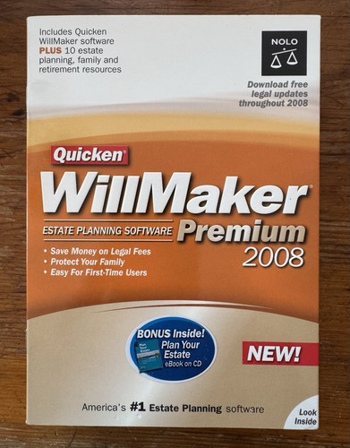 Quicken willmaker plus 2008 - willmaker,