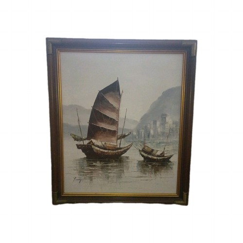 Vintage original oil painting - oil,