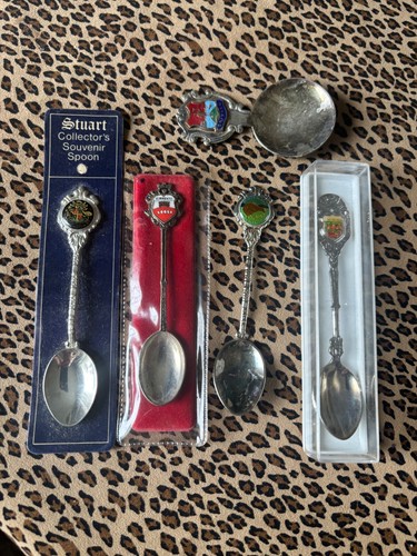 Vintage souvenir spoons - , and