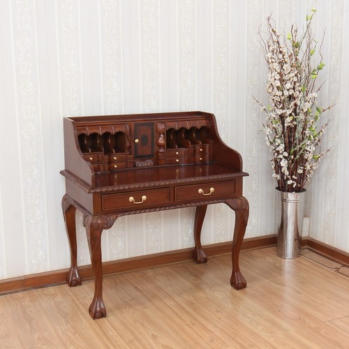 Chippendale escritoire desk - escritoire, |