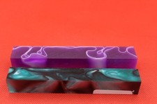 2 acrylic pen blank wood