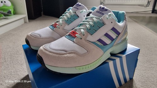 Adidas 8000 uk10 white - adidas, zx