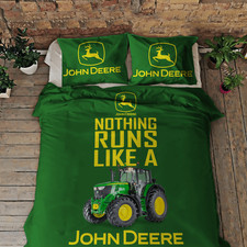 3D Tractor Quilt Cover Set