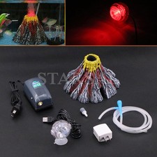 Aquarium Volcano red LED