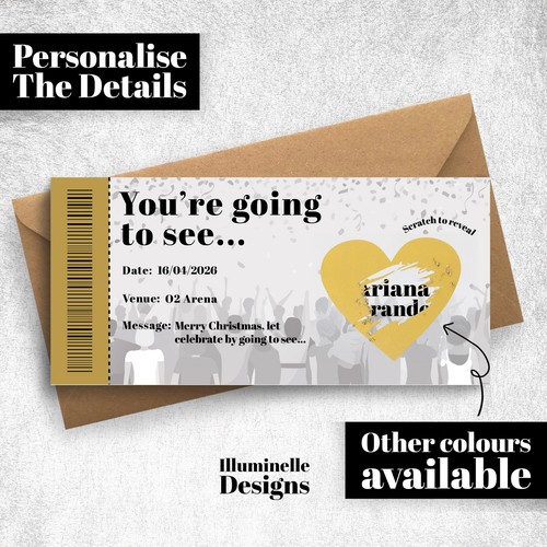 Personalised scratch reveal - personalised,