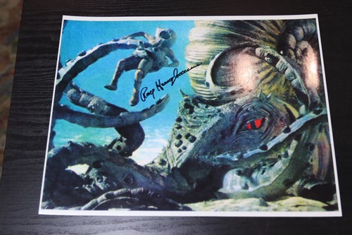 Ray harryhausen autographed - harryhausen,