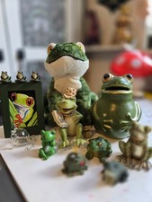 Joblot Of Frogs Frame Moneybox Glass Cersmic Soft Toy See Photo Of 1 Repair