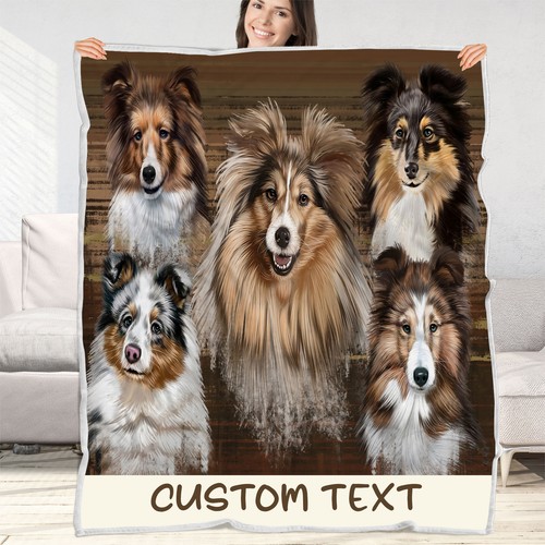 Shetland sheepdog blanket - sheepdog,