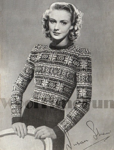 Knitting pattern vintage - knitting,