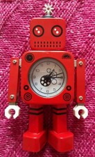 Red Robot Futuristic Alarm