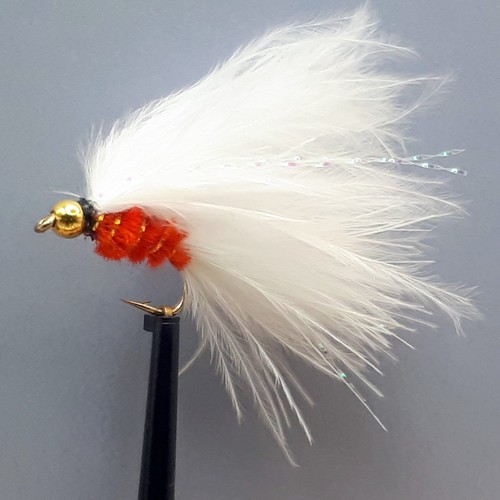 Gold head red white - red, &