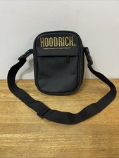 Hoodrich men's black shoulder bag/ man bag / Crossbody Minibag