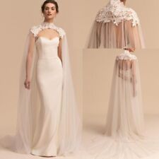 Wedding Cape High Neck Lace