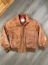 Mac Murray of California Brown Soft Leather Columbia Pictures Jacket Size XL USA