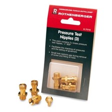 Rothenberger Pressure Test Nipples (Pack of 3) - 67016