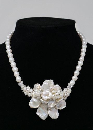 Large freshwater pearl flower - large,