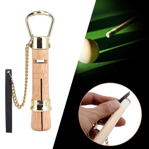 Wooden billiard cue tip - wooden,