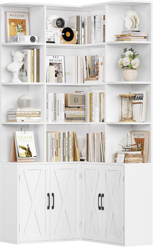Corner bookcase 187cm - corner,