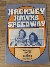 Hackney v Reading Speedway Programme 25/07/80