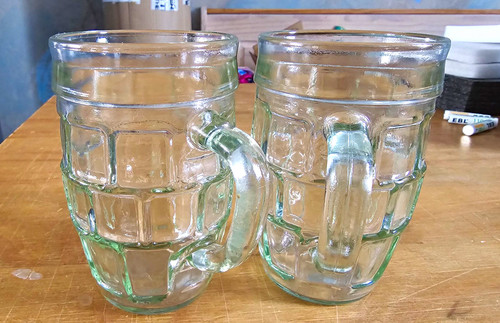 Set clear glass beer - 2,