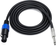 SPEAKON TO 1/4 6.35MM CABLE