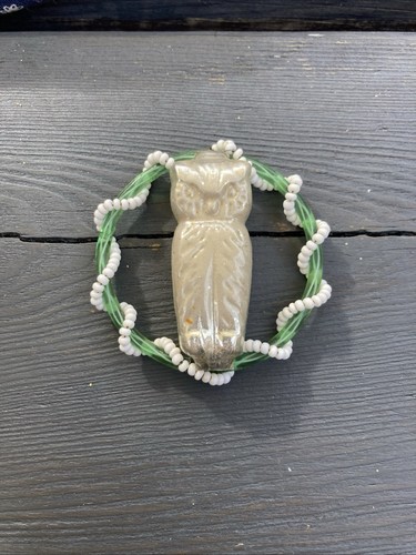 Vintage 1960s glass owl - 1960s,