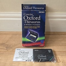 Seiko ER2100 Concise Oxford Electronic Thesaurus Spellchecker Crossword Solver 