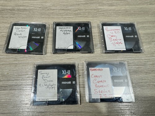 Maxell 80 minidiscs - 5x,