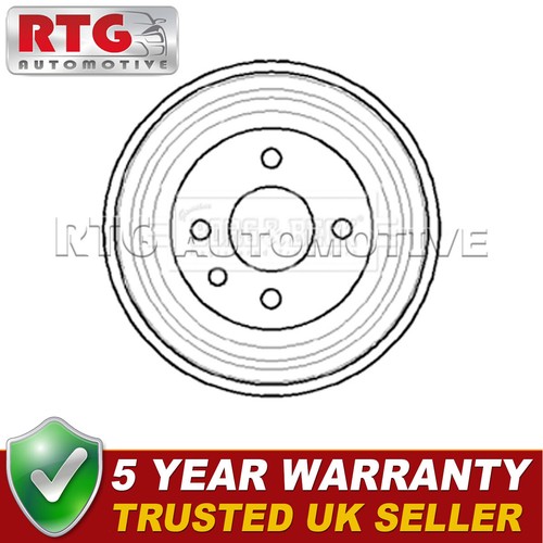 Rear brake drum fits - brake,