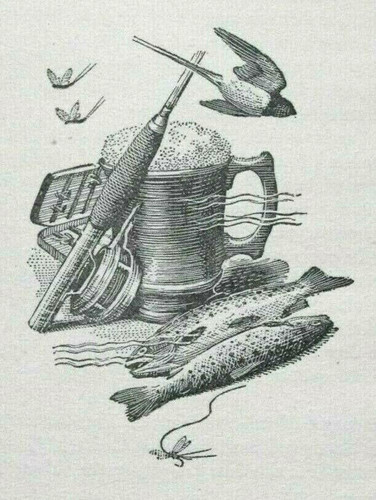 Summer fishing still life - still-life, w