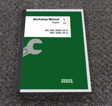 Volvo Penta AD41A TMD41A TAMD41A Marine Engine Workshop Service Repair Manual