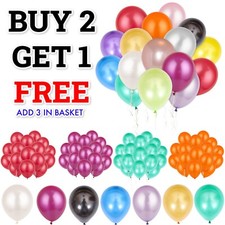 100 PCS 10" HELIUM Pearlised
