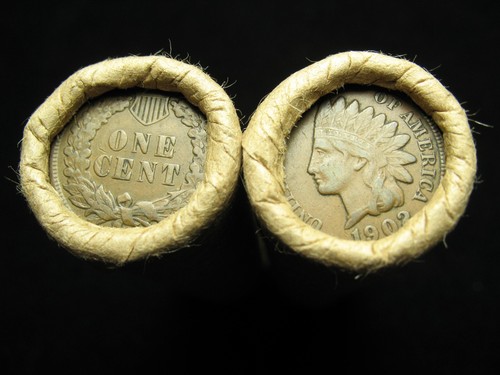 Old copper coins one - coins!,