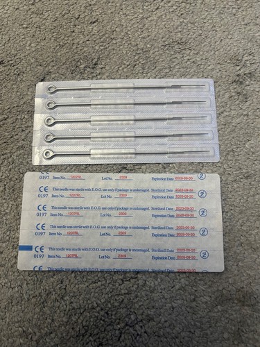Tattoo needles sterilized - 10, x