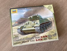 ZVEZDA 1:100 T-34/76  Soviet Tank Model Kit 6101