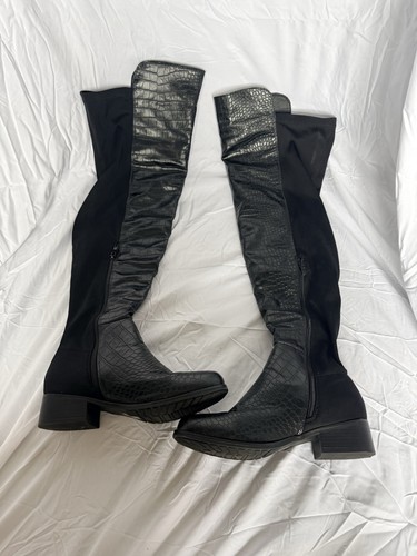 Women black over - women’s, over-the-knee