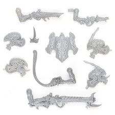Tyranids CARNIFEX - carapace head Venom Cannon - 40k parts bits lot