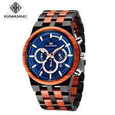 Luxury Wood Wristwatch Men