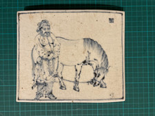 Chinese blue and white hand