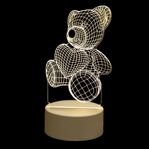 Teddy bear light birthday - light, gift
