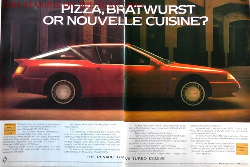 Renault gta turbo 2 5 - 'gta, turbo'