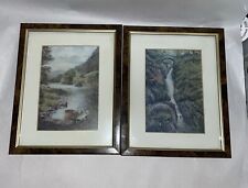 Vintage Framed 2x Prints Pat