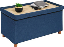 Storage Ottoman with Tray