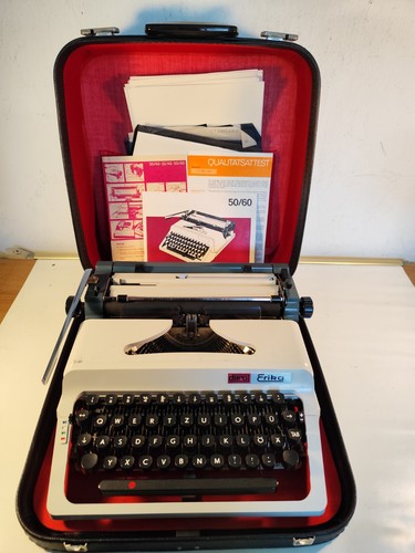Ddr travel typewriter erika - travel,