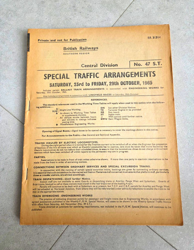 Vintage 1965 british railways - british,