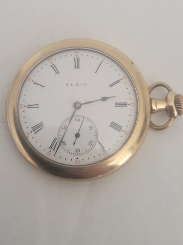Elgin half hunter pocket watch